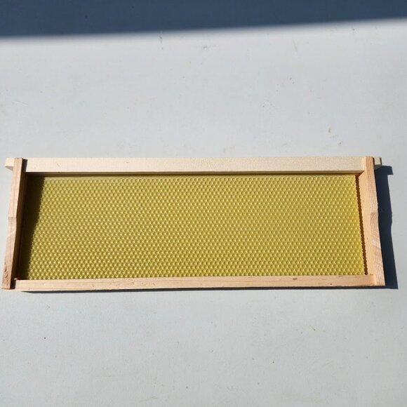 Beekeeping Equipment 5 Medium Frames + 5 Wax Foundation ASSEMBLED For Super Boxe - Picture 5 of 6